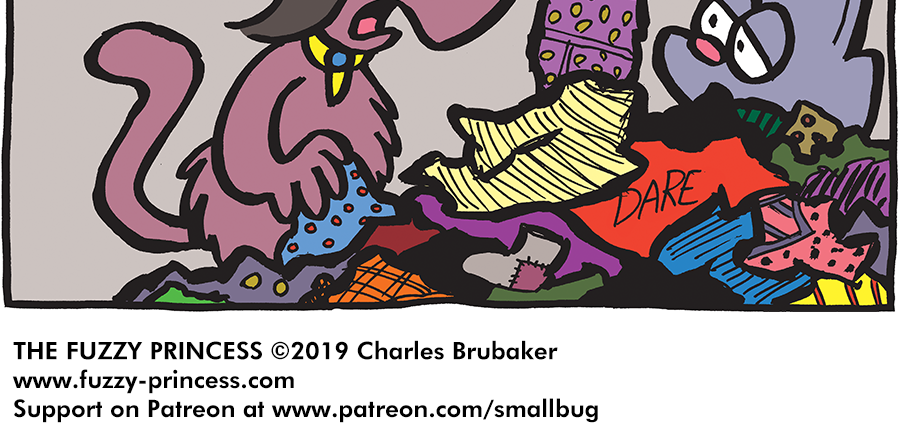 The Fuzzy Princess - Episode 509, Page 1: 2019-12-18-Choose Wisely